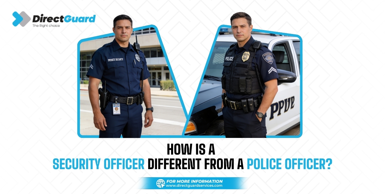How Is a Security Officer Different From a Police Officer?