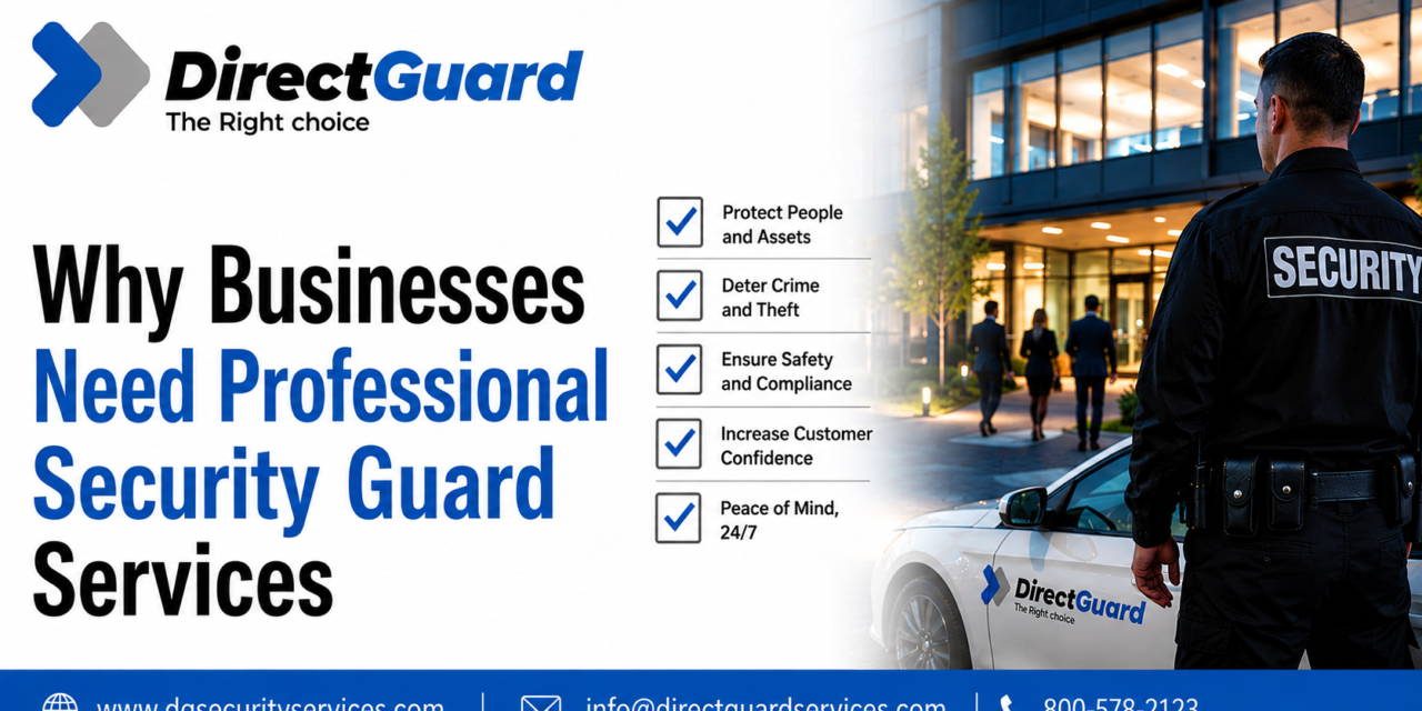 Why Businesses Need Professional Security Guard Services
